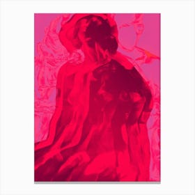 'The Red Nude Woman' Canvas Print