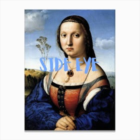 Side Eye Canvas Print