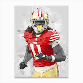 Brandon Aiyuk San Francisco 49ers Canvas Print