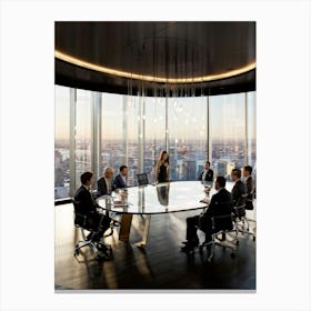 Meeting Room At The Shard Canvas Print