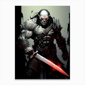 Warrior Orc Canvas Print