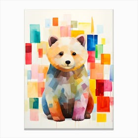 Bear In Harmony Canvas Print