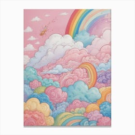 Rainbow Clouds 2 Canvas Print