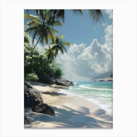 Beach Scene 2 Canvas Print