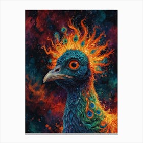 Peacock 10 Canvas Print