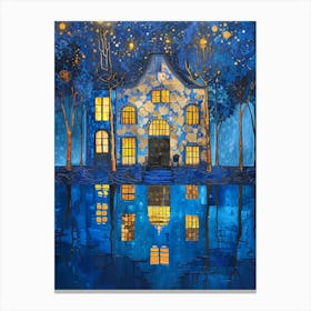 House By The Water Canvas Print