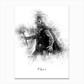 Thor Marvel Canvas Print