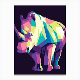 Animals Wpap Popart Canvas Print