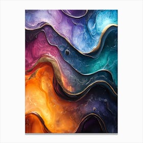 Stunning Whimsical Marble 13 Canvas Print