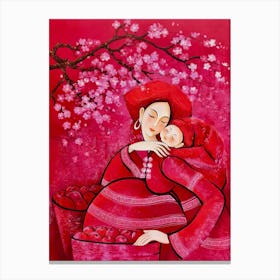 Mother And Child Canvas Print