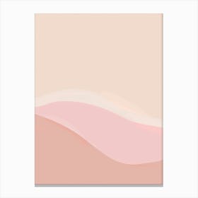 Abstract Pink Background Canvas Print