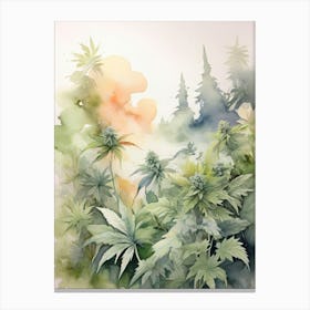 Marijuana Forest Canvas Print