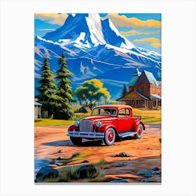 Old Fashioned Car Canvas Print