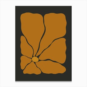 Autumn Flower 03 - Pumpkin Spice Canvas Print