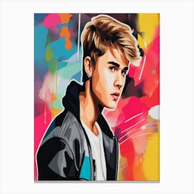 Justin Bieber 5 Canvas Print