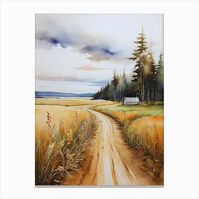 Dirt Road Canvas Print