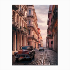 Old Havana Street Canvas Print