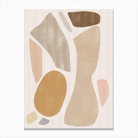 Nude No.2 Abstract Cut Out Art Print Canvas Print