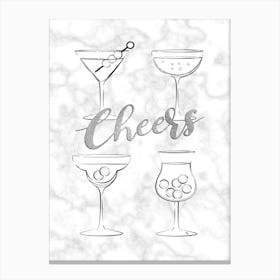 Cheers Drinks Canvas Print