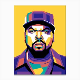 Ice Cube WPAP Canvas Print