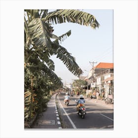Streets Of Bali Canvas Print