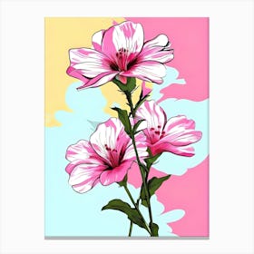 Illustration Flower Art  Canvas Print