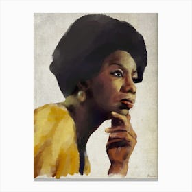Nina Simone Canvas Print