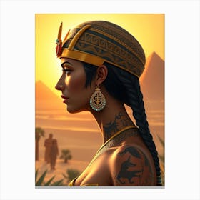 Egyptian Woman Canvas Print