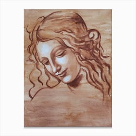Head Of A Woman Canvas Print