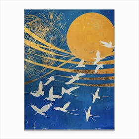 Birds In Flight 2 Canvas Print