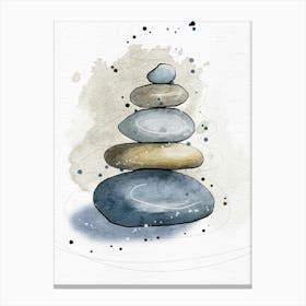 Zen Stones 1 Canvas Print