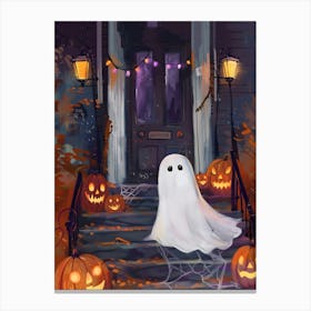 Halloween Ghost Canvas Print