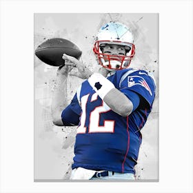 Tom Brady New England Patriots Canvas Print