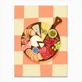 Charcuterie Board Canvas Print