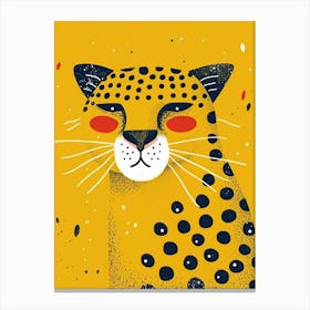 Yellow Cougar 2 Canvas Print