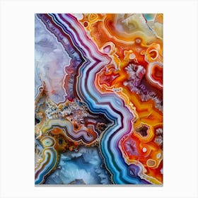 agate stone Canvas Print