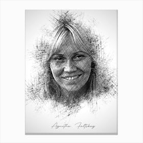 Agnetha Fältskog Abba Canvas Print