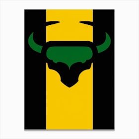 Bull Logo Canvas Print