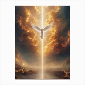 Angel In The Sky Canvas Print