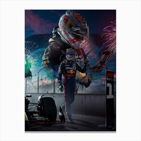 Max Verstappen Recovered Canvas Print