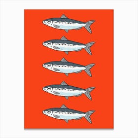 Sardines . London. Canvas Print