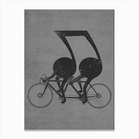 Musical Tandem Canvas Print