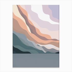 Abstract Landscape Painting Canvas Print