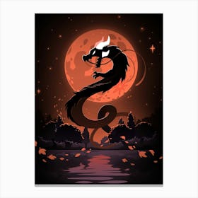 Dragon In The Moonlight Stampe su tela