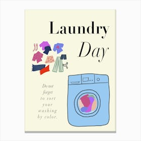 Laundry Day Canvas Print