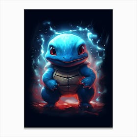 Pokemon Squirtle 5 Canvas Print