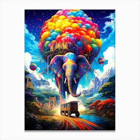 Elephant In The Sky 1 Canvas Print
