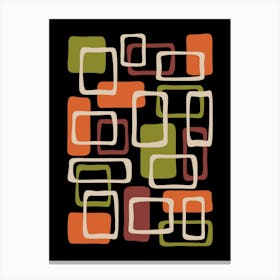 Mid Mod Abstract Composition Canvas Print