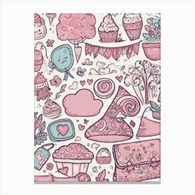 Doodles 1 Canvas Print