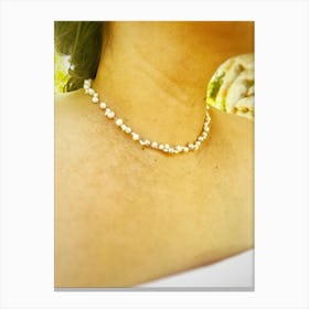 Pearl Necklace Canvas Print